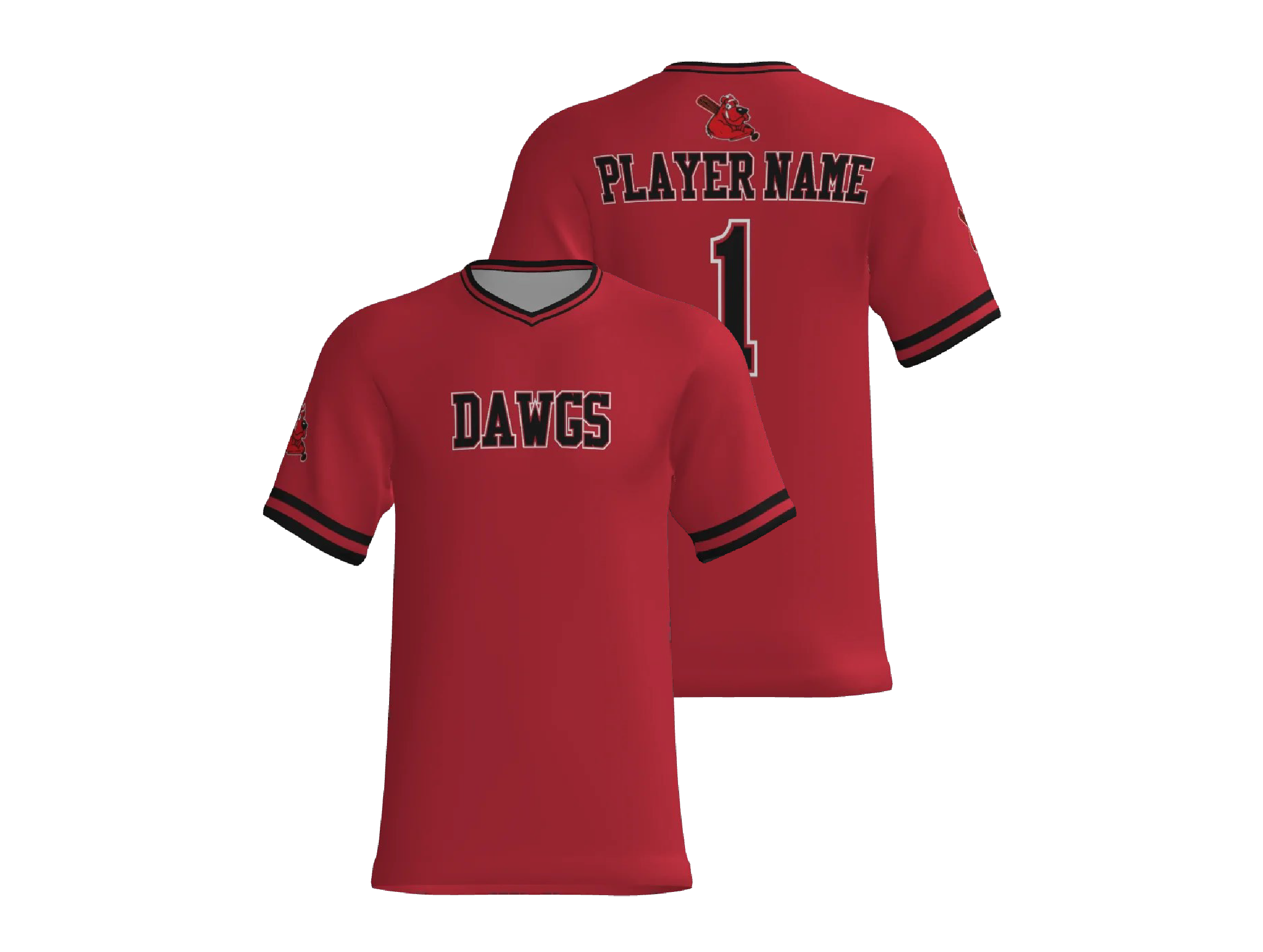 Red DAWGS Jersey
